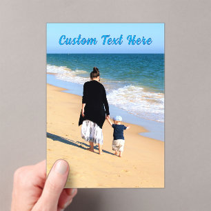 Ihre Mama Foto Muttertagskarte mit benutzerdefinie Acryleinladungen