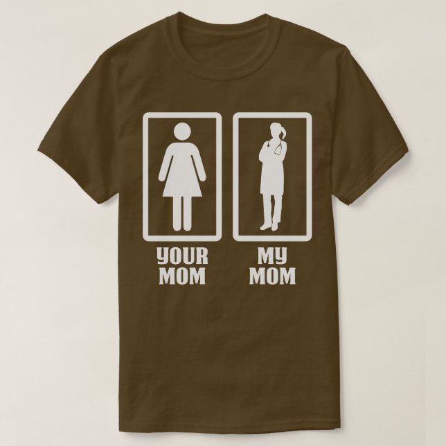 Ihre Mama Meine Ärztin Mama Arzt Gift Doctor T Shi T-Shirt (Design vorne)