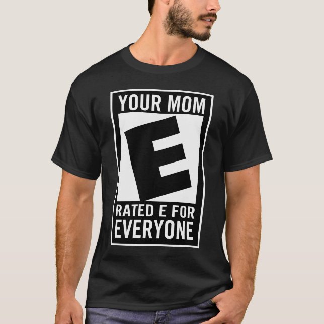 Ihre Mamma veranschlagte e für jeder Spiel Gamer T-Shirt (Vorderseite)