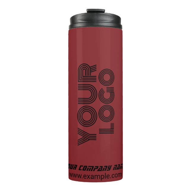 Ihre Marke, Ihre Identität: Gestaltung der Unterne Thermosbecher (Vorderseite)