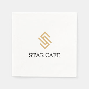 Ihre Marke mit Logo personalisieren Serviette