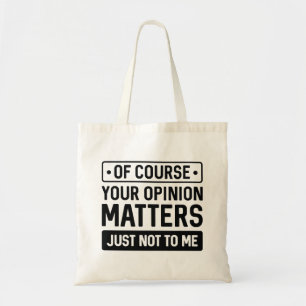 Ihre Meinung zählt Tragetasche