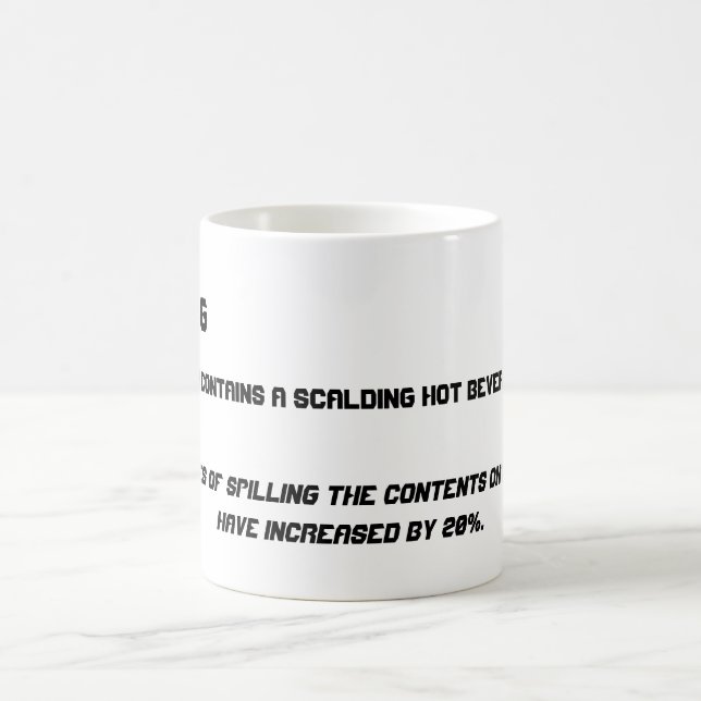 Ihre Möglichkeiten des Verschüttet.werdens Verwandlungstasse (Mittel)