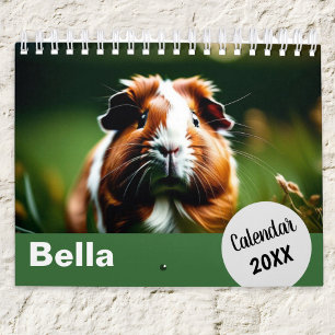 Ihre monatlichen Meerschweinchen-Fotos Kalender