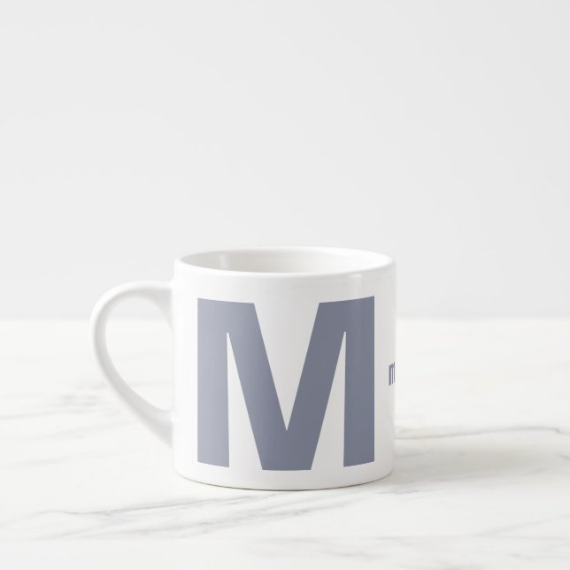 IHRE Monogramm & Name Espresso-Tasse Espressotasse (Links)