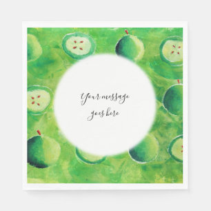 Ihre Nachricht Äpfel Serviette