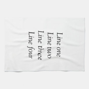 Ihre Nachricht hier fügt Textname Monogramm Bild q Geschirrtuch