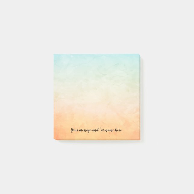 Ihre Nachrichtenfarbe Post-it Klebezettel (Vorderseite)