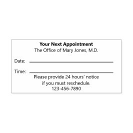 Ihre nächste Erinnerung für das Ärztebüro Permastempel