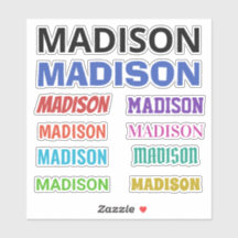 IHRE NAMEN-Aufkleber