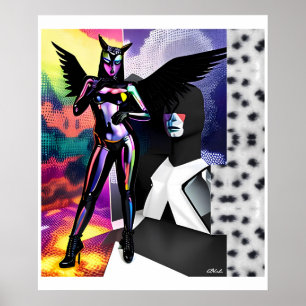 Ihre neue Memphis-Design-Party Poster