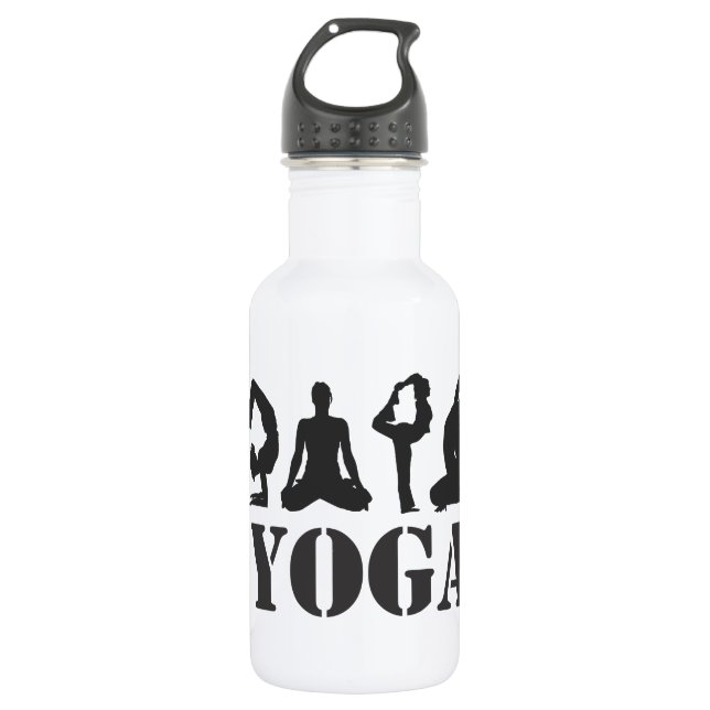 Ihre neue Yoga-Flasche! Trinkflasche (Vorderseite)