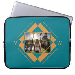 Ihre Notebook-Ärmel für Foto und Monogramm Laptopschutzhülle