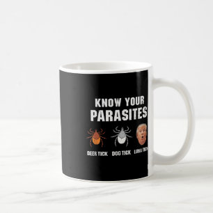Ihre Parasiten kennen - Funny Anti Trump Kaffeetasse