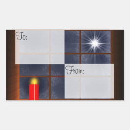 Ihre perfekten hellen Geschenkaufkleber Rechteckiger Aufkleber