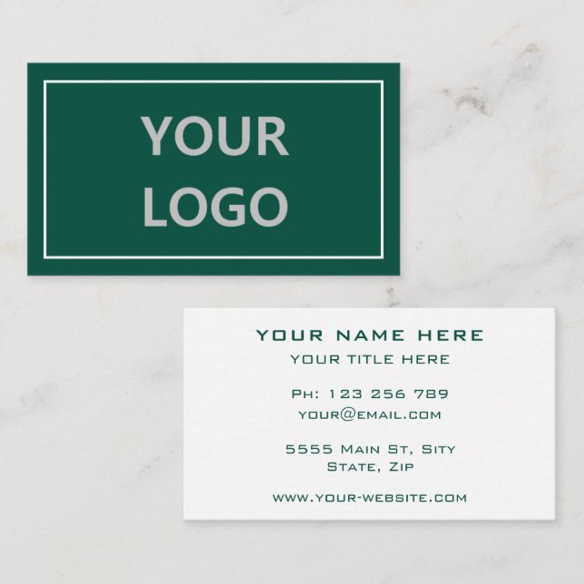 Ihre Personalisierte Visitenkarte für Farben und S (Vorne/Hinten)