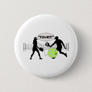 "Ihre!" Pickleball-Doppel Button