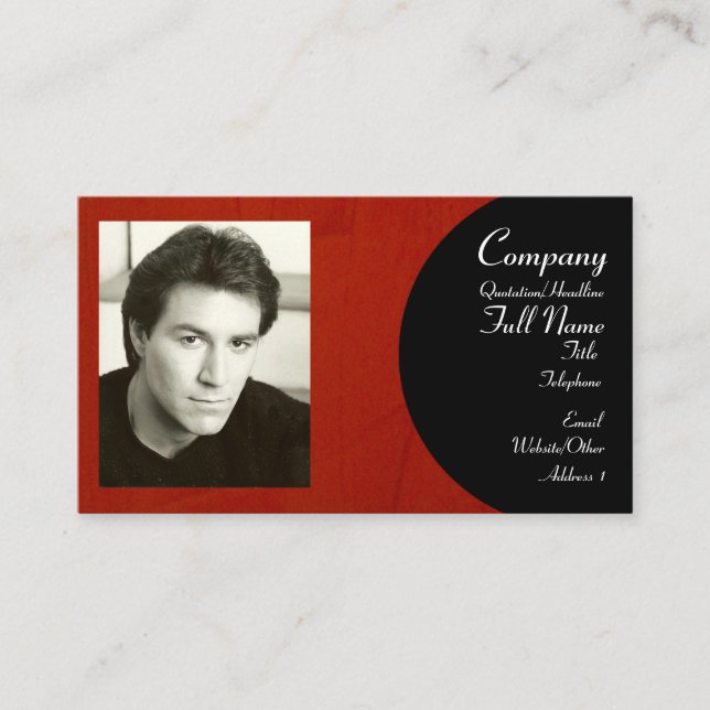 Ihre Picture Business Card hinzufügen Visitenkarte (Vorderseite)