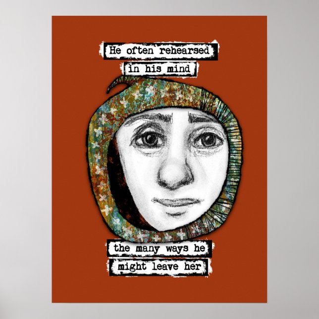 Ihre Poster-Wall-Kunst verlassen Poster (Vorne)