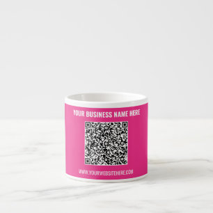 Ihre QR-Code-Business-Tasse - Benutzerdefinierter Espressotasse
