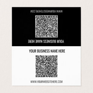 Ihre QR-Code-Name Info Benutzerdefinierte Farben-V Visitenkarten