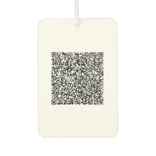 Ihre QR-Code-Prüfung Info Personalisiert Air Fresh Autolufterfrischer