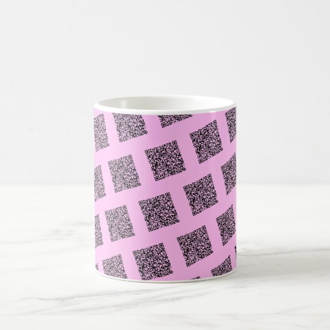Ihre QR-Code-Scan-Info Funny Mug Geschenk benutzer Kaffeetasse (Mittel)