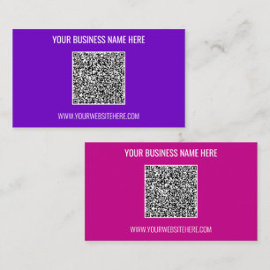 Ihre QR-Code-Scan-Info Name Website Geschäftskarte Visitenkarte