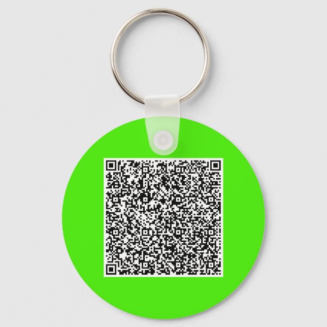 Ihre QR-Code-Scan-Info Personalisierter Schlüssela Schlüsselanhänger (Vorderseite)
