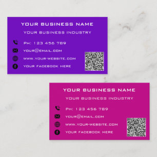 Ihre QR Code Scan Info Text Company Business Card Telefonnummerkarte