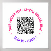 Ihre QR-Code-Scan-Info und Ihr benutzerdefiniertes