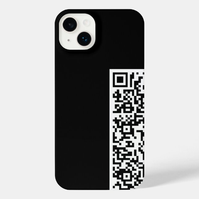 Ihre QR-Code-Scan-Informationen und benutzerdefini iPhone Hülle (Rückseite)