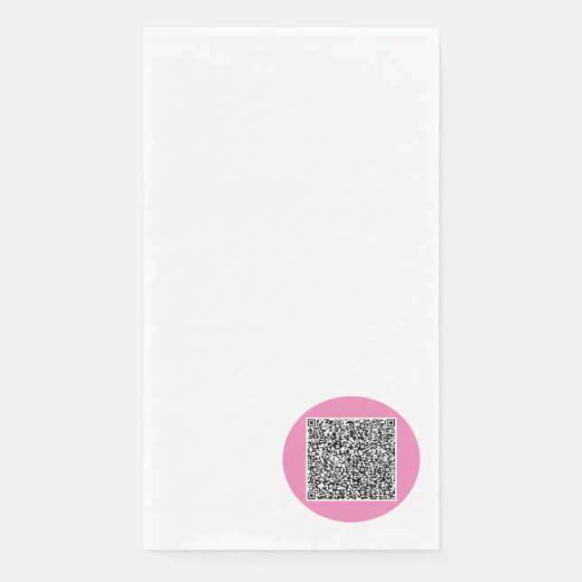 Ihre QR Code Scan Paper Handtücher in benutzerdefi Serviette (Vorderseite)