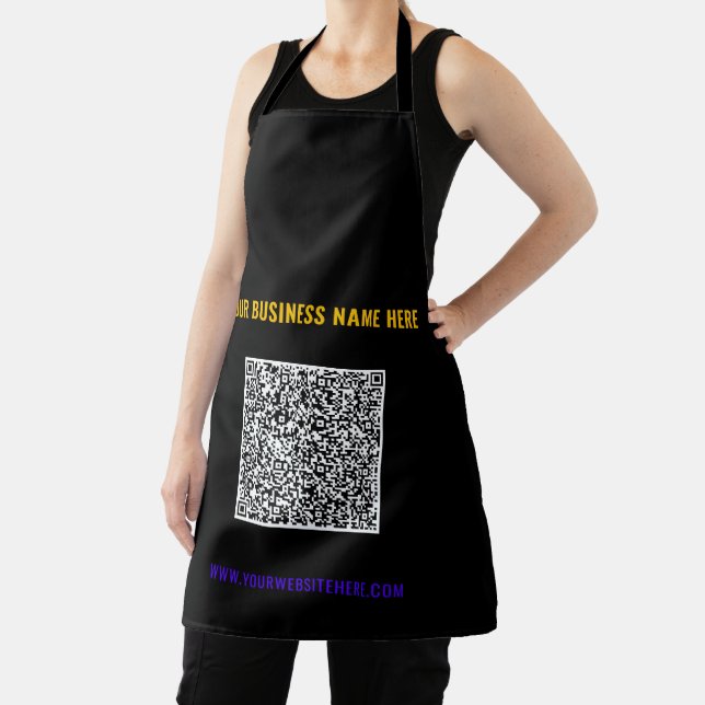 Ihre QR-Code-Schürze mit benutzerdefinierten Texte Schürze (InSitu)