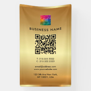 Ihre QR-Logo-Markenbezeichnung für vertikale Imita Banner