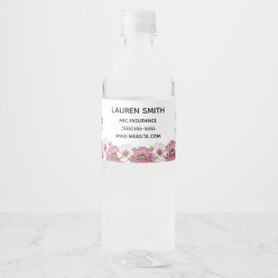 Ihre Referenzen helfen mir, mein Geschäftsfeld zu Wasserflaschenetikett