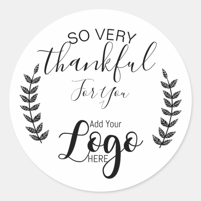 Ihre Referenzen - Klassische Unternehmensrunde Runder Aufkleber (Vorderseite)