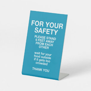 Ihre Sicherheit Sockelschild