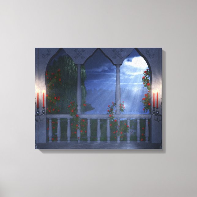 Ihre Silver Mantle Canvas Print Leinwanddruck (Vorderseite)
