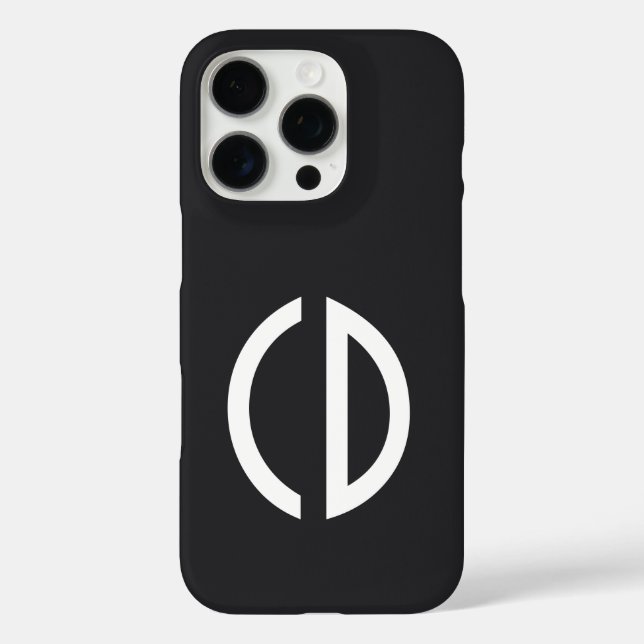 ! Ihre Simply Monogramm Ideen 1 Case-Mate iPhone Hülle (Rückseite)
