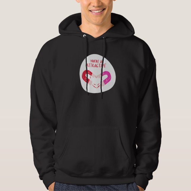 Ihre so attraktiven Magnet Herzschlösser für Cou Hoodie (Vorderseite)