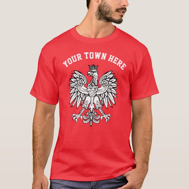 Ihre Stadt hier polieren Stolz-T - Shirt (Vorderseite)
