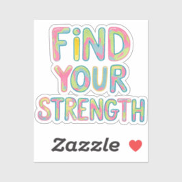 Ihre Stärke finden Aufkleber