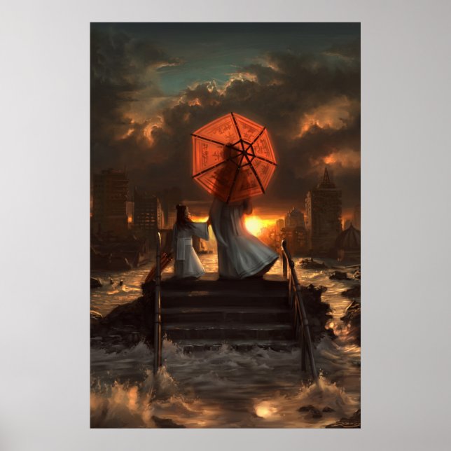 Ihre stille Silhouette Poster (Vorne)