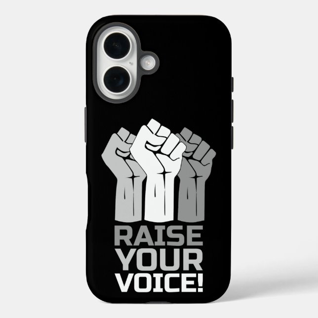 Ihre Stimme erheben 3 Case-Mate iPhone Hülle (Rückseite)