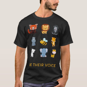 ihre Stimme gefährdeten Tierarten sein T-Shirt