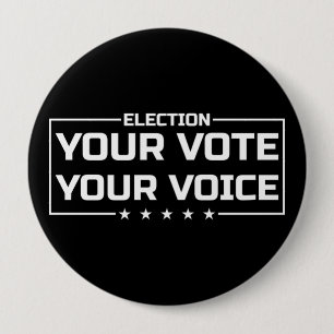 Ihre Stimme Ihr Wahlrecht weiße Schrift Button