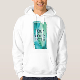 Ihre Stimme ist wichtig Hoodie