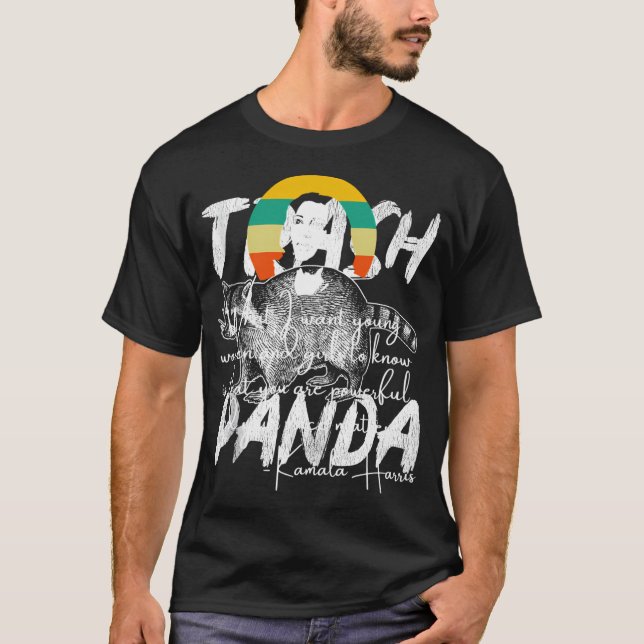 Ihre Stimme zählt Frau Vp Harris Retro Inaugurat T-Shirt (Vorderseite)