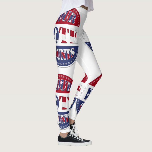 Ihre Stimme zählt Leggings (Rechts)